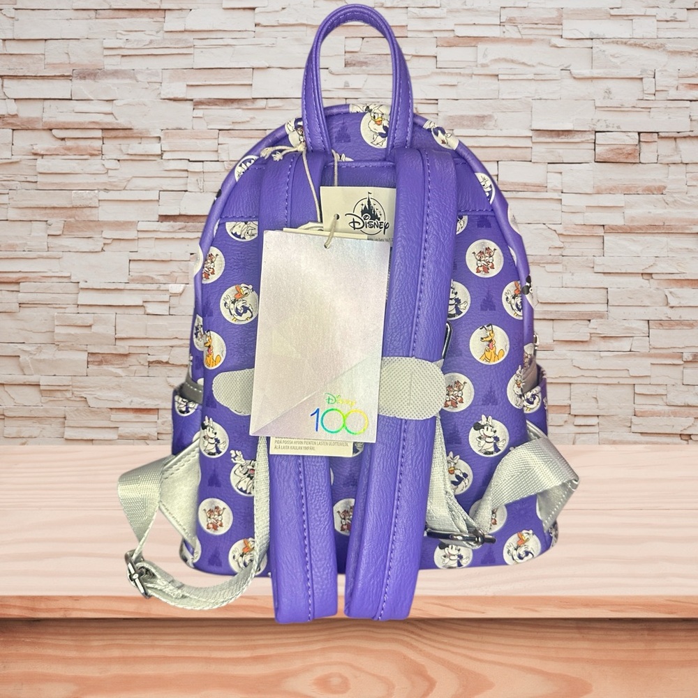Disney 100th Anniversary Celebration Limited Edition Loungefly Backpack NWT - Picture 2 of 5